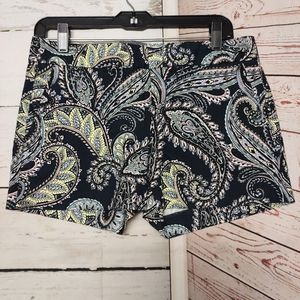 Banana Republic Hampton Fit Shorts Size 6 Paisley Shorts